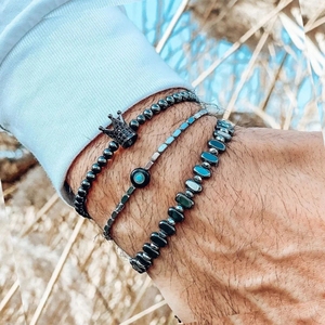 Proveedor Oro Verificado: <span class=keywords><strong>Pulsera</strong></span> de Piedra de Color Uniforme para Tiendas de Regalos, Energía Antidepresiva para Hombres, Envío con Impuestos Pagados - Product Image 1