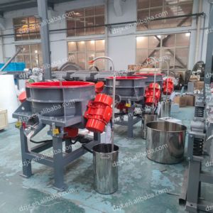 Dz kim loại hợp kim đánh bóng vòng ROTARY Tumbler rung rung nhào lộn deburring đánh bóng rung đánh bóng Máy hoàn thiện - Product Image 4