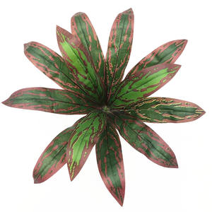 Décor d'intérieur de haute qualité Mini Big Faux plastique vert naturel Faux <span class=keywords><strong>Areca</strong></span> Feuilles de palmier Plantes, Petit palmier artificiel - Product Image 5