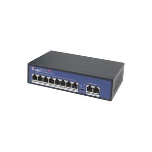 สวิตช์ PoE แบบออปติคอล 8 พอร์ต Gigabit Electrode Simple พร้อมพอร์ต Uplink 2 พอร์ต ระยะ 250 เมตร พร้อมระบบ Watchdog - Product Image 1