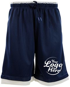 Pantalones cortos deportivos atléticos con logotipo personalizado para hombre, pantalones de malla informales para correr, baloncesto y fútbol, pantalones cortos bordados al por mayor - Product Image 1