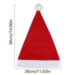 Gorros Navideños con Logotipo Personalizado Bordado e Impreso al por Mayor, Gorro de Santa Claus para Niños y Adultos - Product Image 5