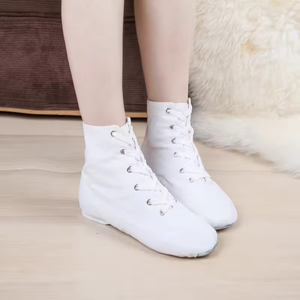 Zapatos <span class=keywords><strong>de</strong></span> baile <span class=keywords><strong>de</strong></span> <span class=keywords><strong>lona</strong></span> con cordones <span class=keywords><strong>para</strong></span> mujer, <span class=keywords><strong>zapatillas</strong></span> <span class=keywords><strong>de</strong></span> <span class=keywords><strong>Ballet</strong></span> Pointe <span class=keywords><strong>para</strong></span> mujer - Product Image 2