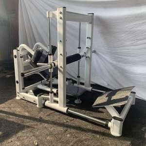Appareil de musculation fonctionnel pour la salle de sport, machine à squat et <span class=keywords><strong>pont</strong></span> <span class=keywords><strong>fessier</strong></span>, acier, sécurité, usage commercial, charge de plaques, poussée de hanche 3D - Product Image 3
