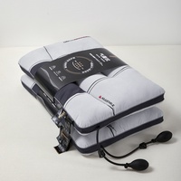 Oreiller gonflable personnalisé imperméable pour adulte, protection du cou, réglable, léger, solide, 200TC, lavable, aide au sommeil, vente en gros