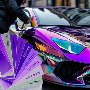 SmartCool 1.52*18m PET Auto Coloré <span class=keywords><strong>Wrap</strong></span> Vinyle Sans Bulle Autocollant De Voiture Revêtement De Voiture Brillant UV Résistant PVC <span class=keywords><strong>Wrap</strong></span> pour Voiture Films - Product Image 2