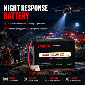 Promotion Batterie OEM UAV 16S 20Ah, batterie semi-solide personnalisée pour drone de réponse aux urgences, CE haute performance - Product Image 6