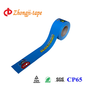סרט אזהרה כחול לבן עם פסים כפולים 30 מיקרון - Product Image 3
