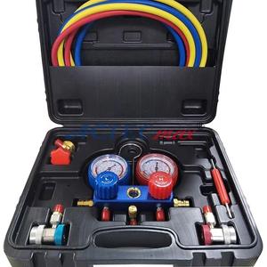 Herramienta para <span class=keywords><strong>Aire</strong></span> <span class=keywords><strong>Acondicionado</strong></span> Automotriz ACTECmax AC.137.050 Manifold de 2 Vías Antigolpes de Precisión para Sistemas de Refrigeración y <span class=keywords><strong>Aire</strong></span> <span class=keywords><strong>Acondicionado</strong></span> - Product Image 1
