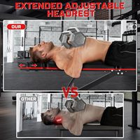 WellShow Sport Banc de musculation réglable Équipement de fitness Entraînement Abdominal Banc de musculation Banc de réglage du poids