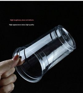 Gobelets en PET transparents personnalisés pour boissons froides, café glacé et bubble tea, avec couvercles, pour bonbons et usage général (vente en gros) - Product Image 5