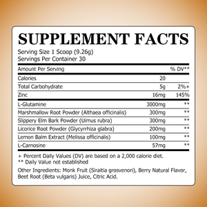 Polvo de Alta Calidad para la Salud Intestinal Diaria con L-Glutamina, Detox, Probióticos, Sabor a Bayas Mixtas - Product Image 2