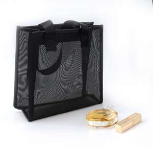 Naylon File Makyaj Kozmetik Çantası Çok Satan Moda Tarzı Saplı Seyahat Fermuarlı File Çantaları Kadınlar İçin Özel Logo - Product Image 6