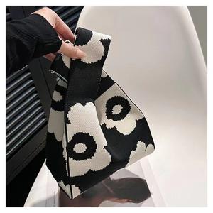 日式迷你可爱小手提手提袋女迷你针织袋支持定制Logo和尺寸 - Product Image 2