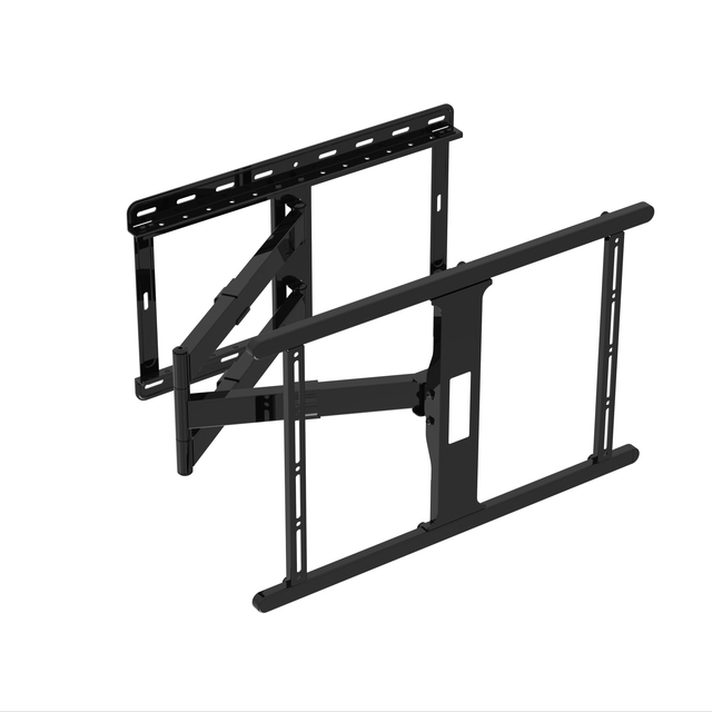 OEM/ODM Logo Black TV Wall Mount 26-65 Inch TV Full Motion TV Mount Bracket Hinged Rotating Extension Tilting Horizontally