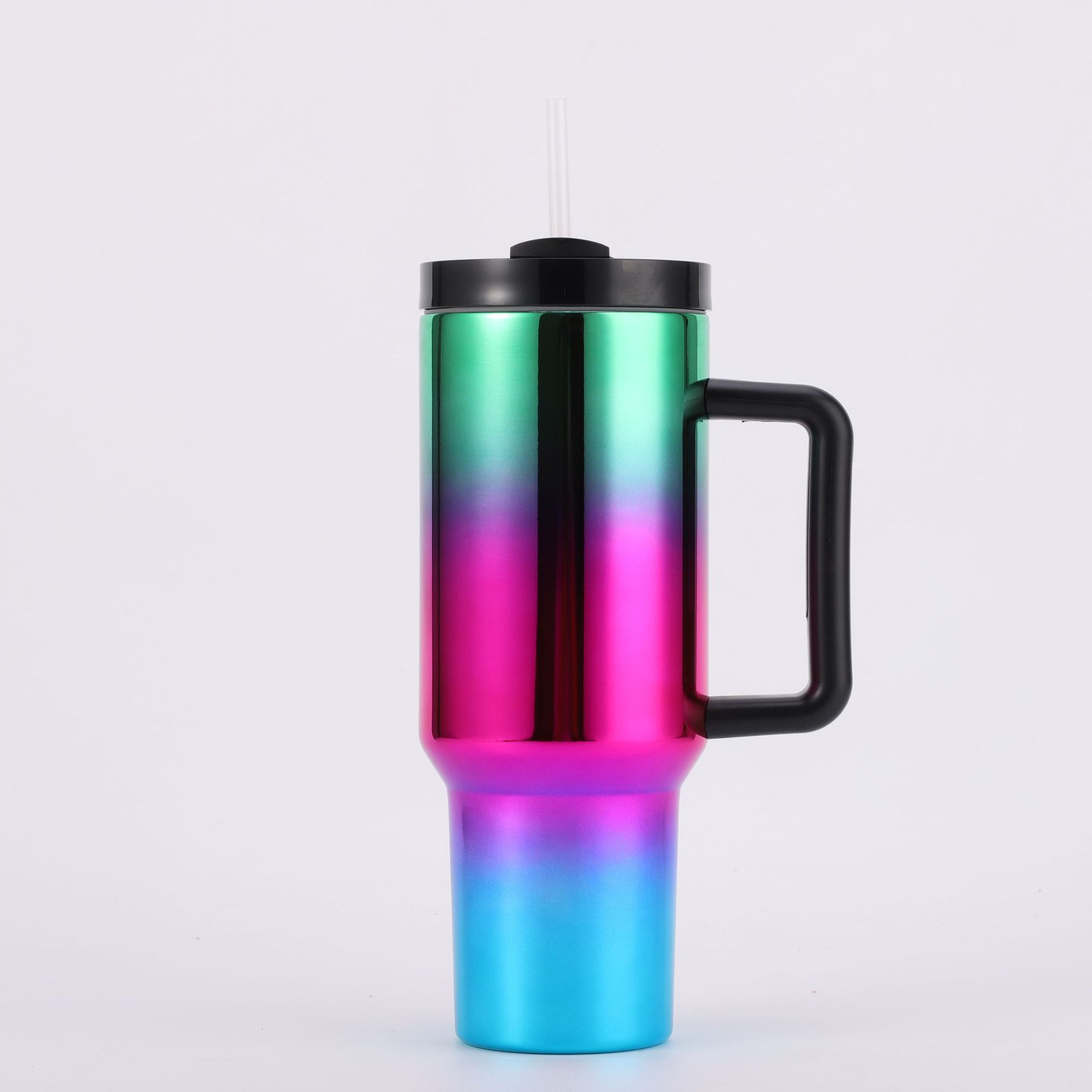 Verde + rosa + azul