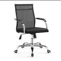Mobilier de bureau exécutif chaise ergonomique moderne chaise pivotante en maille à dossier haut chaise de bureau en tissu pour bureau de conférence