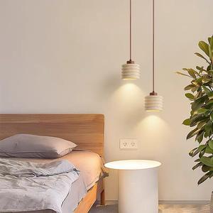 Lampe à <span class=keywords><strong>suspension</strong></span> style wabi-sabi, décoration murale pour salon, <span class=keywords><strong>suspension</strong></span> de bar rustique rétro - Product Image 4