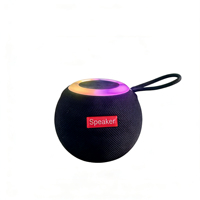En gros, Enceinte Bluetooth portable 310 Soccer avec éclairage RGB et design en tissu, pour cadeaux promotionnels