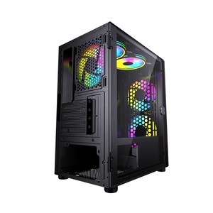 Petite armoire <span class=keywords><strong>PC</strong></span> Gamer <span class=keywords><strong>2022</strong></span>, étui pour ordinateur de jeu, offre spéciale M-ATX - Product Image 5