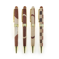 Stylo publicitaire BECOL, couleurs mélangées, stylo à bille en bois écologique, stylo en bois naturel de luxe pour cadeaux