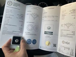 <span class=keywords><strong>1</strong></span>カラットVVS1 VVVS2ホワイトDカラーレスラウンドブリリアントカット1ctラボ栽培された成長したダイヤモンドVS VS1 IGI証明書付き - Product Image 6