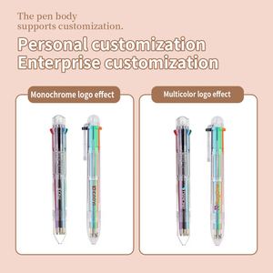 Stylo bille K32 2026 Candy, corps transparent 8 couleurs, en plastique, avec logo sportif, pointe 0,1 mm, encre noire - Product Image 2