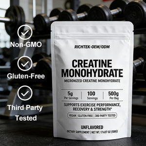 Integratori sportivi all'ingrosso nutrizionale di migliore qualità Flavour personalizzato maglia 200 pura creatina monoidrato in polvere - Product Image 3