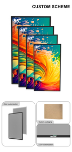 Pantalla Digital Ultrafina Screenage 1080p, Menú Digital Android WiFi de 32-55 Pulgadas, Tamaño Personalizable, Montaje en Poste/Suelo, Publicidad LED - Product Image 4