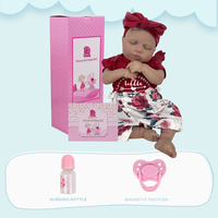 Boneca Bebe Reborn algodón cuerpo hecho a mano dormir vinilo Loulou Real Alive Babi recién nacido muñeca bebé niño