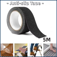 Bande antidérapante autocollante de 5 m pour salle de bain, carrelage, cuisine, escaliers, bord de baignoire