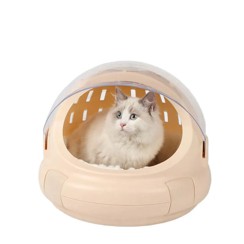 BPS porte-chat avec espace Transparent Cage extérieure pour animaux de compagnie boîte de transport pour chat