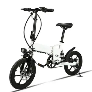 Bicicleta eléctrica plegable, bicicleta eléctrica de ciudad, bicicleta eléctrica plegable, gran oferta 2022, tamaño Mini, 250W, 36V, batería de litio de 16 pulgadas