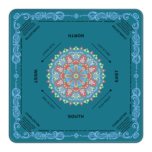 Hand-Painted Modern Non-slip Noise Reduction <b>Mahjong</b> Mat Non-Slip <b>Mahjong</b> Flannel <b>Table</b> Mat for Gambling <b>Table</b> - Product Image 3