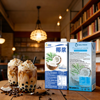 Base de lait végétal spéciale aromatisée au lait de coco faible en gras pour les boissons au bubble tea