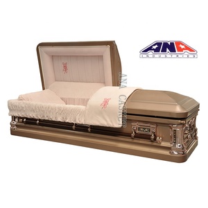 ANA <span class=keywords><strong>funeral</strong></span> suministros sólido nos madera <span class=keywords><strong>de</strong></span> nogal ataúd para el muerto. - Product Image 6