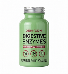 High Potency Compound Digestive Enzyme Capsules with Pancreatin & <b>Bear</b> Deoxycholic Acid for Bloating & Indigestion Relief - Product Image 2
