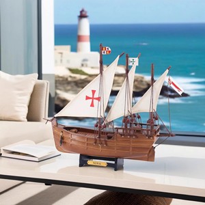 Columbus Maritime <span class=keywords><strong>Voyage</strong></span> Modèle Navires Santa Maria Pinta Nina Modèle de voilier en bois Modèle historique de grand voilier - Product Image 5