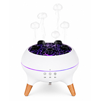 Diffuseur d'arômes Flamme Méduse à sept couleurs, humidificateur ultrasonique à brume froide