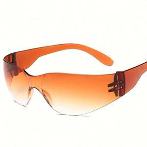 Lunettes de soleil de cyclisme unisexe sans monture, style mode, pour sports de plein air, protection contre le vent et la poussière, vente en gros - Product Image 6
