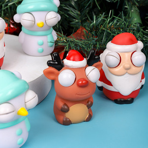 Nouveau jouet anti-stress de Noël en forme de bonhomme de neige et renne à presser, en EVA, cadeau pour garçons et jeunes, best-seller - Product Image 4