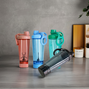 Vaso Mezclador Eléctrico Portátil con 2 Pilas AAA, Mezclador de Proteínas con Tecnología Vortex, Botella Mezcladora para Gimnasio con Tapa Hermética, Vaso Mezclador de 600 ml - Product Image 4