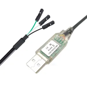 Factory Custom FTDI FT232RL USB to 3P DuPont RS232 Serial Cable 2.54mm Pitch UART Upgrade Cable