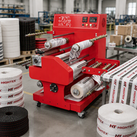 Machine de sublimation automatique grand format à rouleaux pour transfert thermique sur rubans satinés à double chauffage rotatif