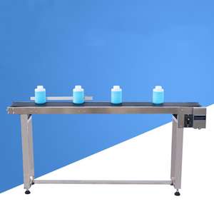 Sabuk konveyor jalur produksi tinggi dapat diatur sistem mesin sabuk konveyor kecil peralatan pengangkut sabuk Pvc - Product Image 5