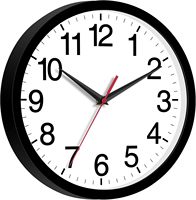 Taille personnalisée 10 12 14 pouces cadre de peinture et numéro 3D dorure panneau de cristal moderne horloge murale décorative en plastique