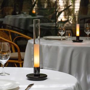 Lampu Meja Lilin Isi Ulang Lampu Tidur Kamar Tidur Lampu Kreatif Mewah Sentuh Lampu Lilin Meja Kopi Makan Luar Ruangan - Product Image 4