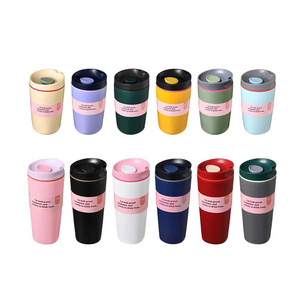 Vaso Térmico de Acero Inoxidable de 12oz/20oz, Aislado, Antiderrames, para Café, al por Mayor, con Tapa de Silicona - Product Image 1