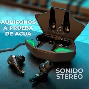 Auriculares Inalámbricos TWS para Gaming Impermeables con Luces LED, Sonido con Bajos Potenciados, Carga Tipo-C, Asistente de Voz Integrado, Dinámicos de 8 MM - Product Image 6