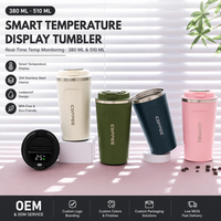 Mug à café isotherme en acier inoxydable avec logo personnalisé Kingze OEM, tasse à café sous vide pour cadeau d'entreprise